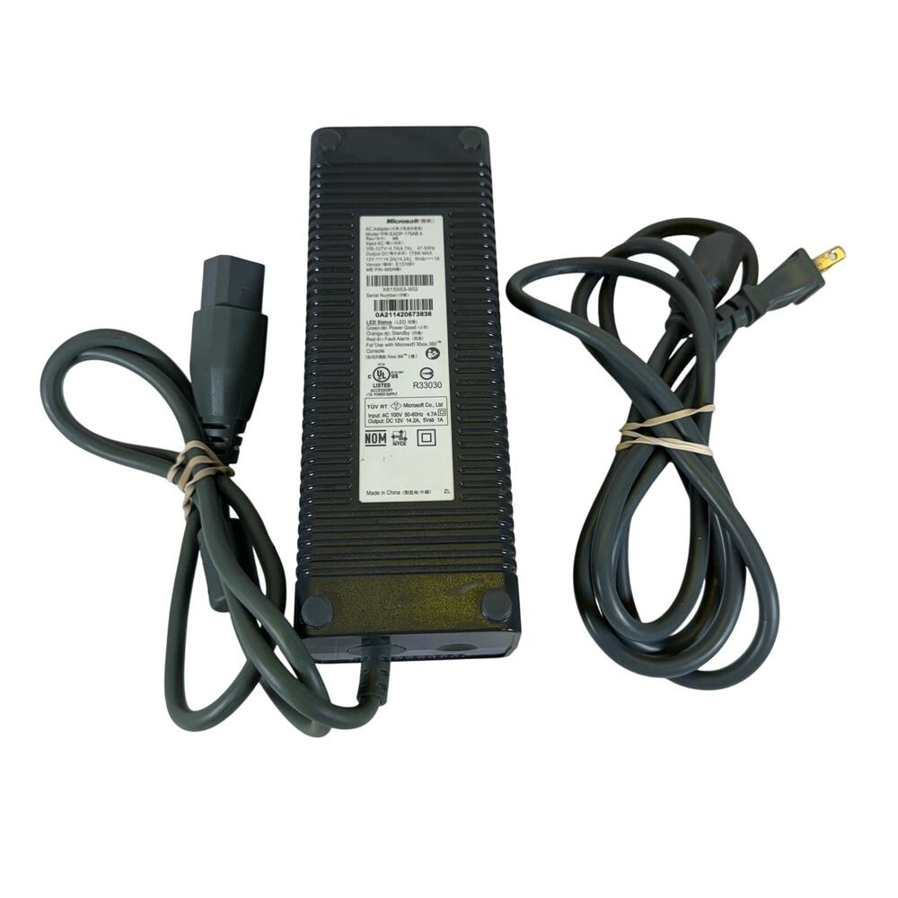 Microsoft Xbox 360 EAD-175AB A Power Supply Adapter Brick 175W